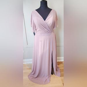 Desert Rose Mori Lee Bridesmaid dress Size 18